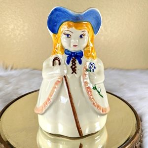 Shawnee USA Bo Peep Vintage Pottery Pitcher Cir 1940s